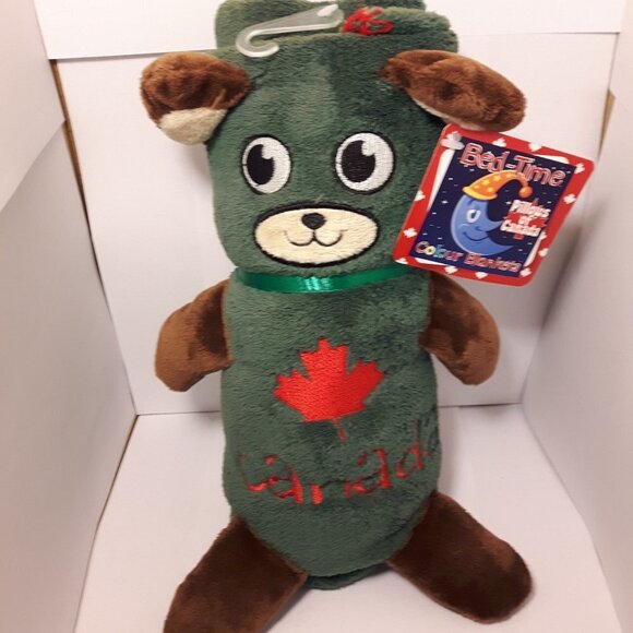 Bed Time Pillows of Canada Plush Blanket NWT - Picture 1 of 2